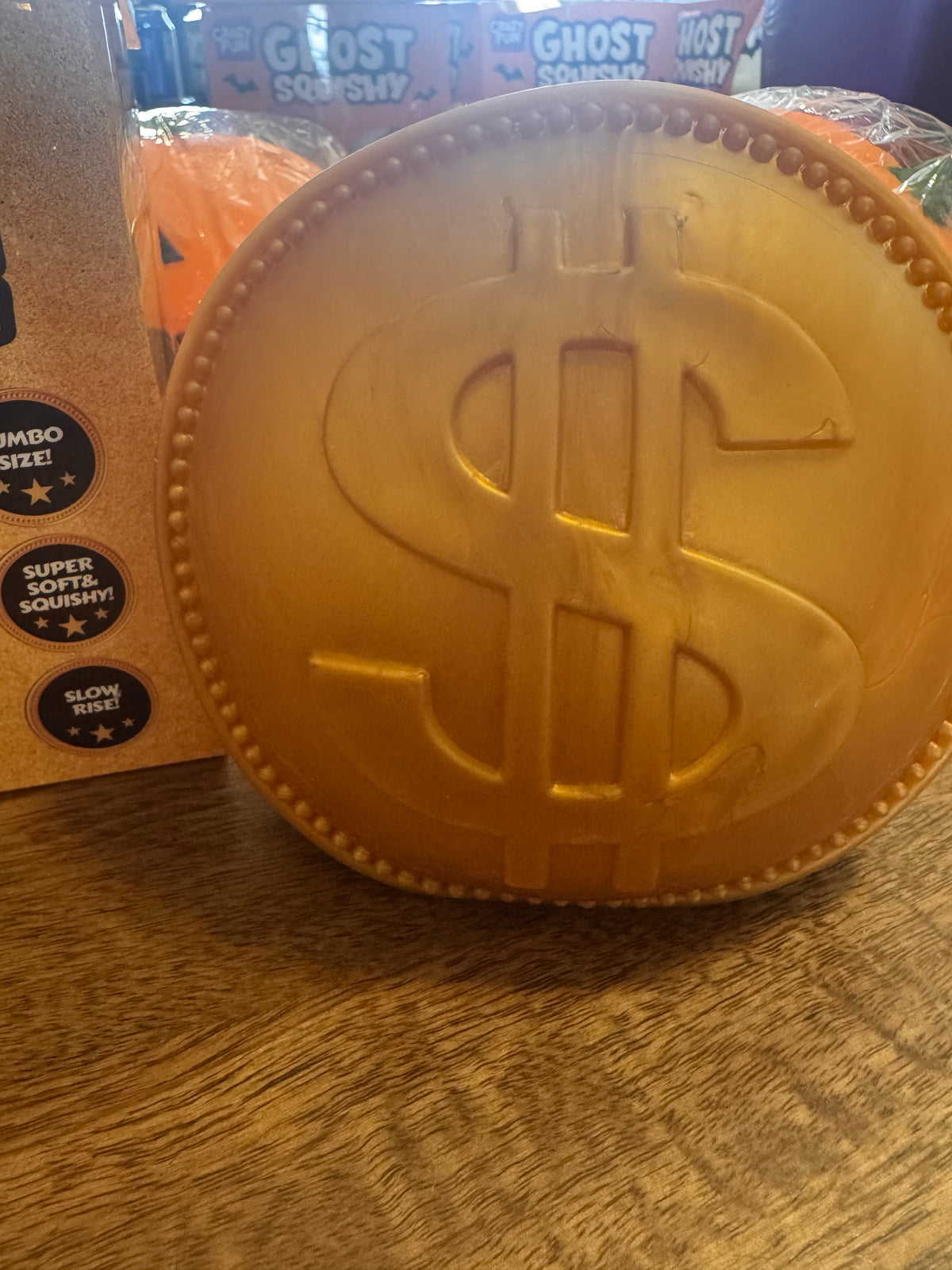 Jumbo Gold Coin Squishy