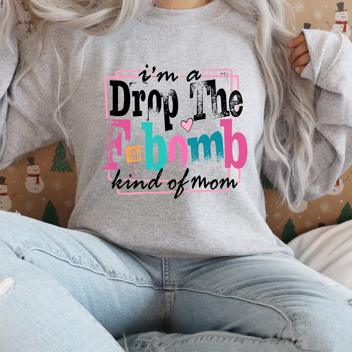 Drop The F Bomb Black Text