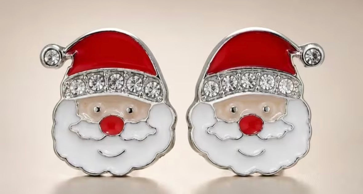 Santa Earrings