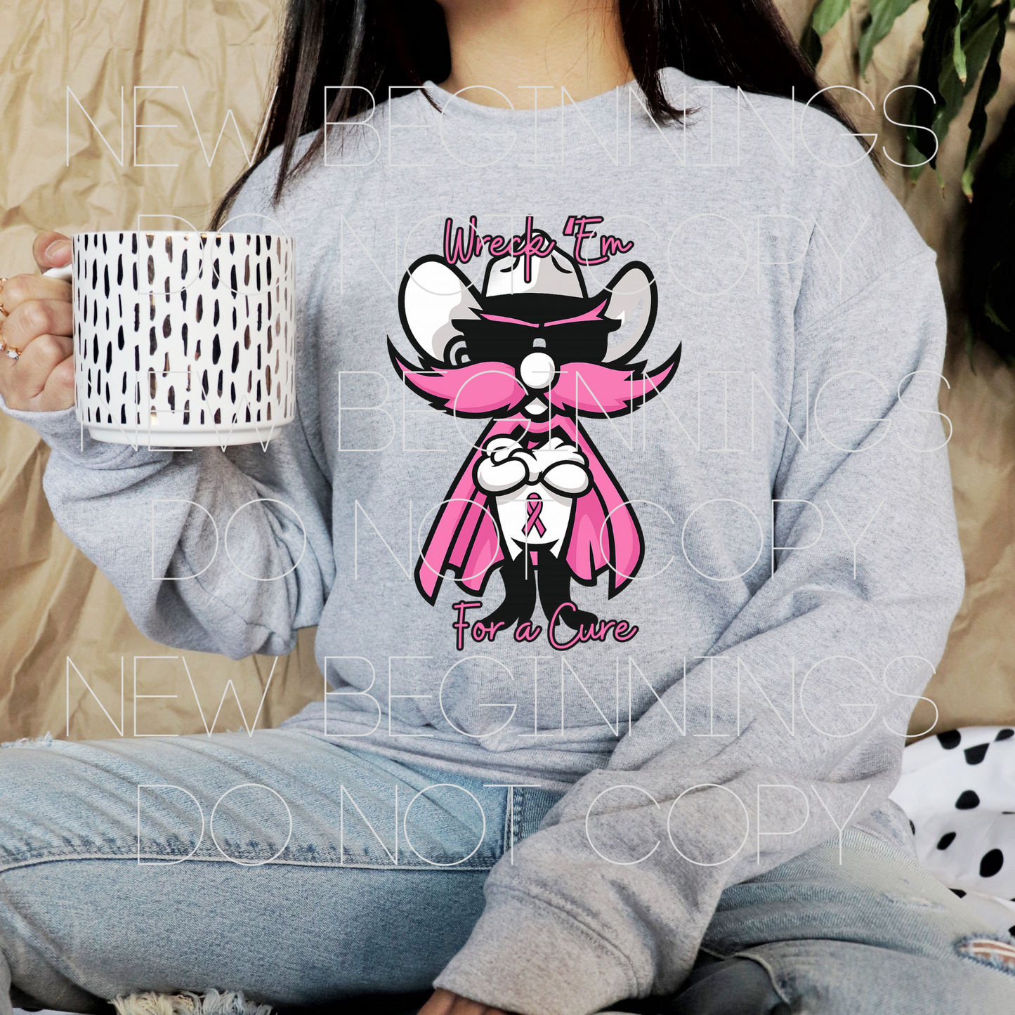 Pinked Out Red Raider- Wreck Em for a Cure