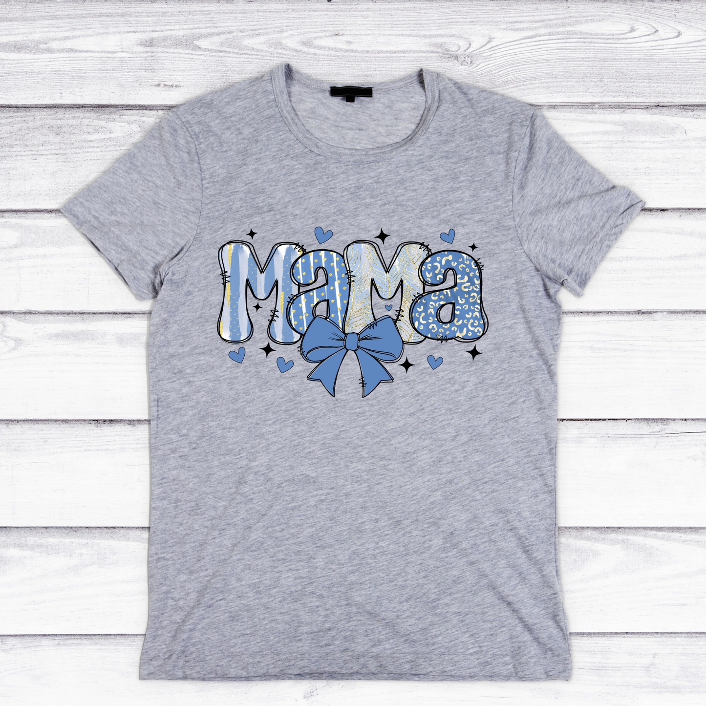 Blue Floral Mama
