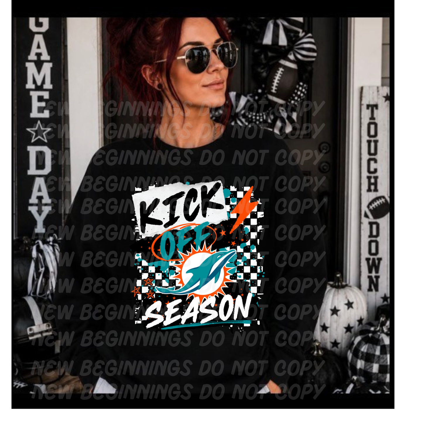 Kick Off Season- NFL Teams- Custom TShirts or Crewnecks