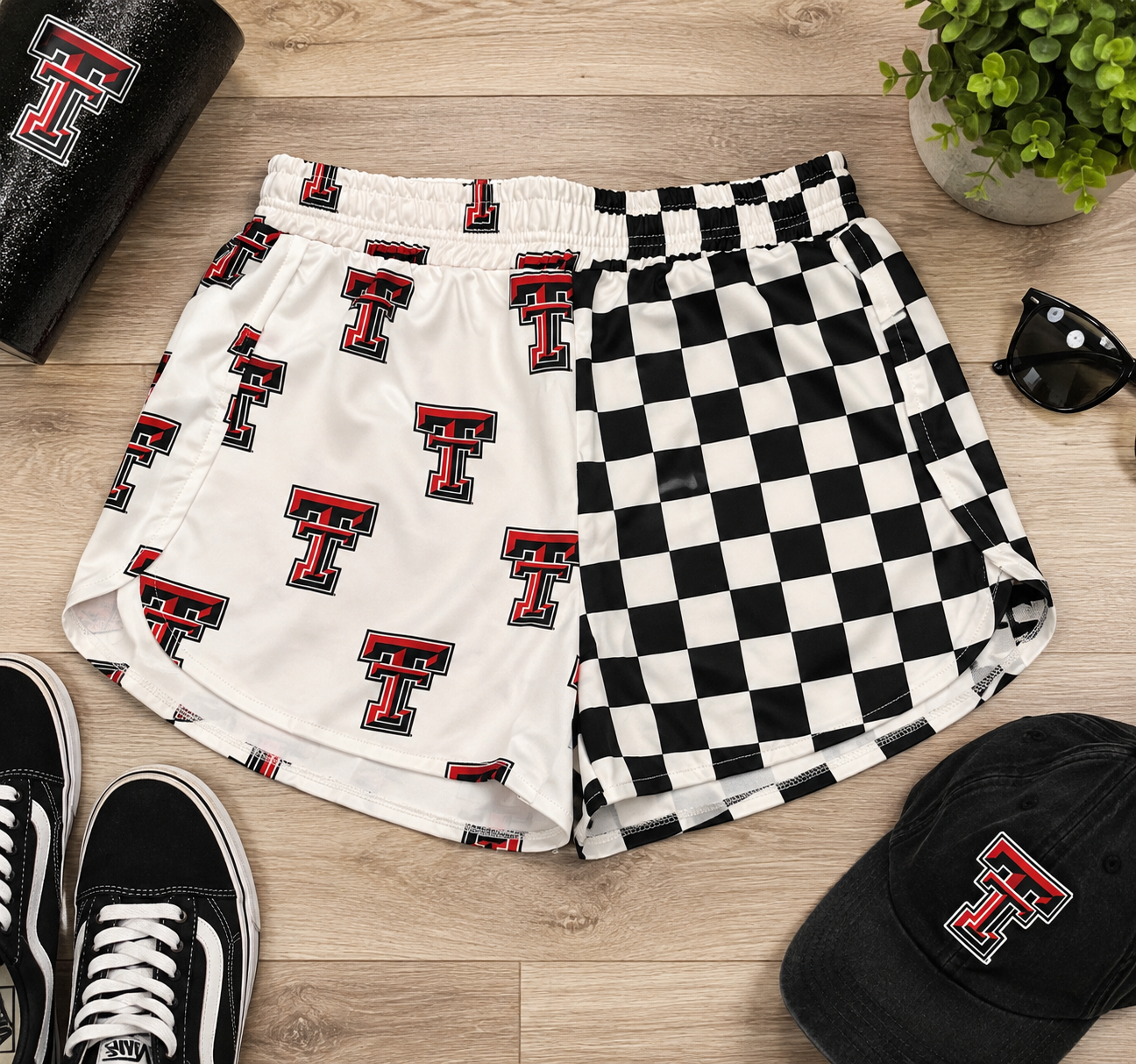 Texas Tech Split Design Women’s Shorts