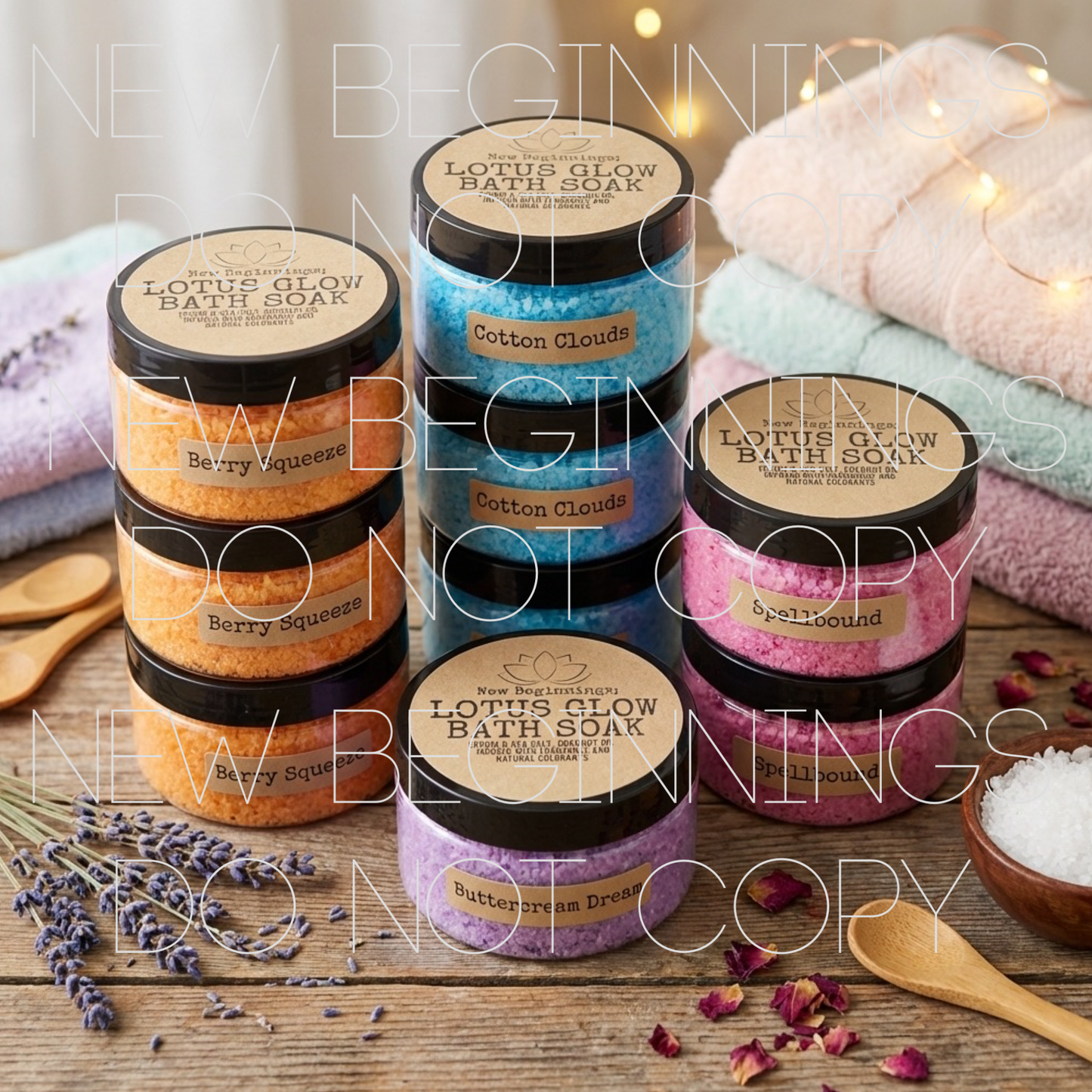 Lotus Glow Luxury Bath Soak Salts
