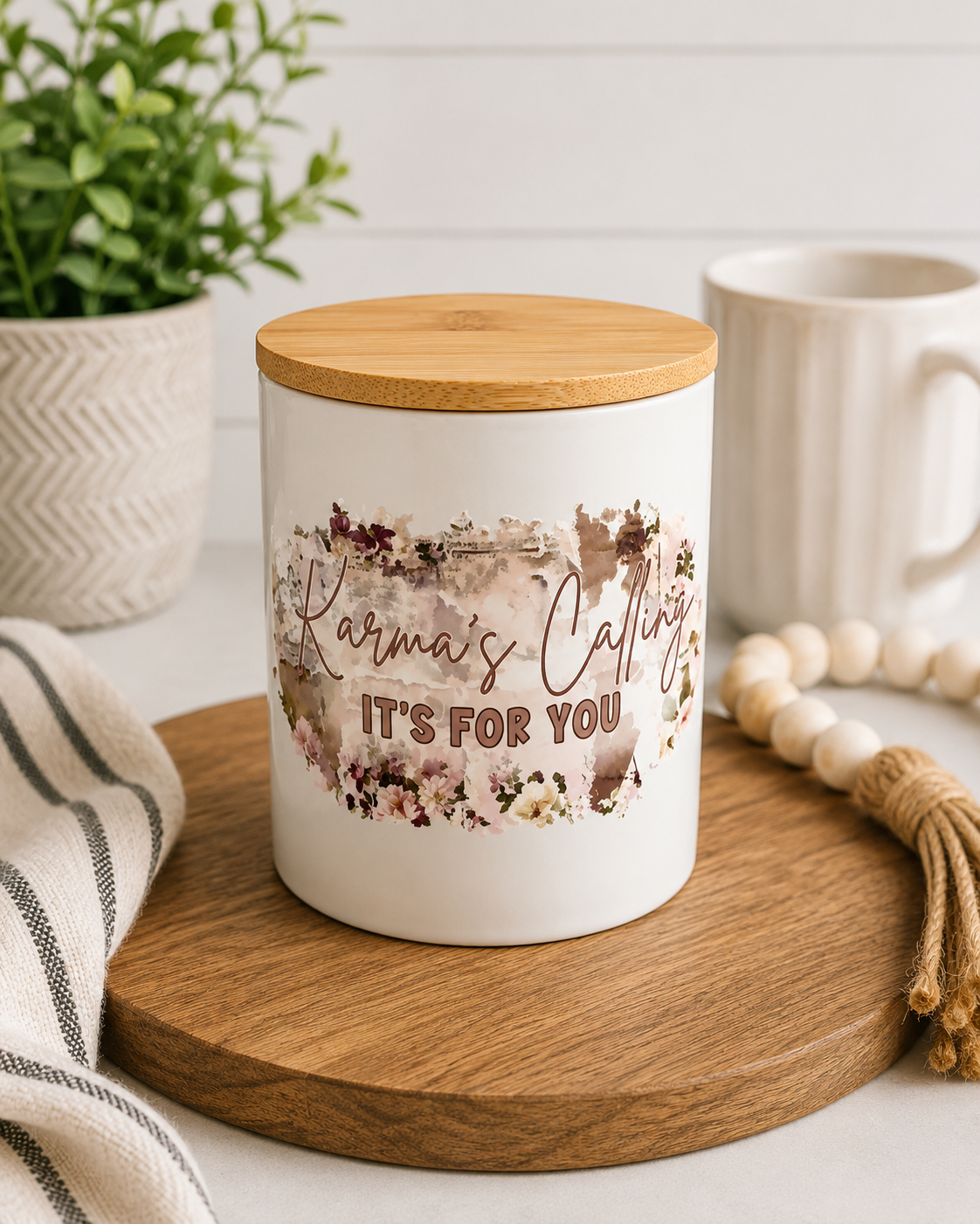 Karma’s Calling Ceramic Jar