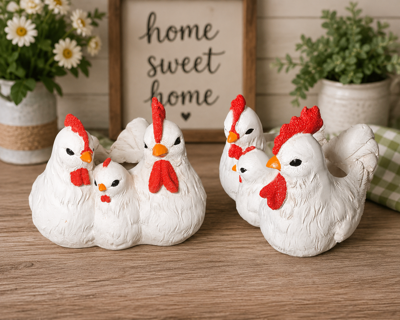 Farmhouse Chicken Planter