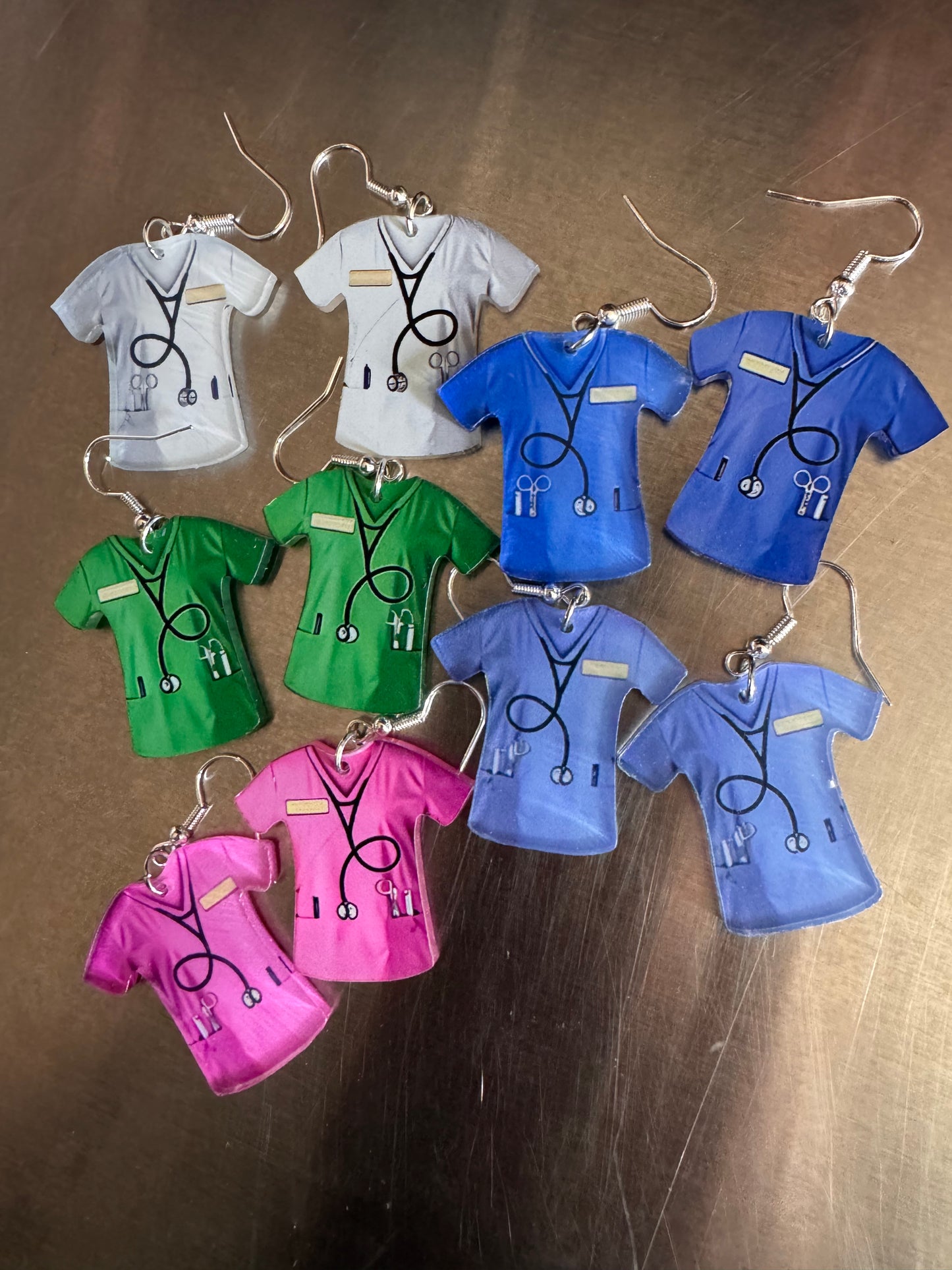 Scrub - Acylic Earrings
