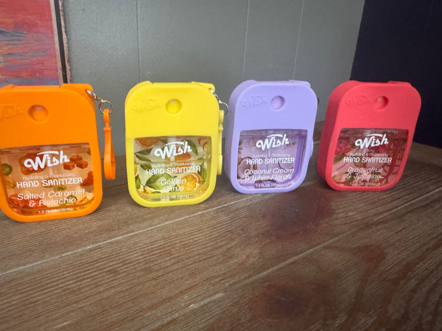 Wish Hand Sanitizer- With Silicone Case & Clasp