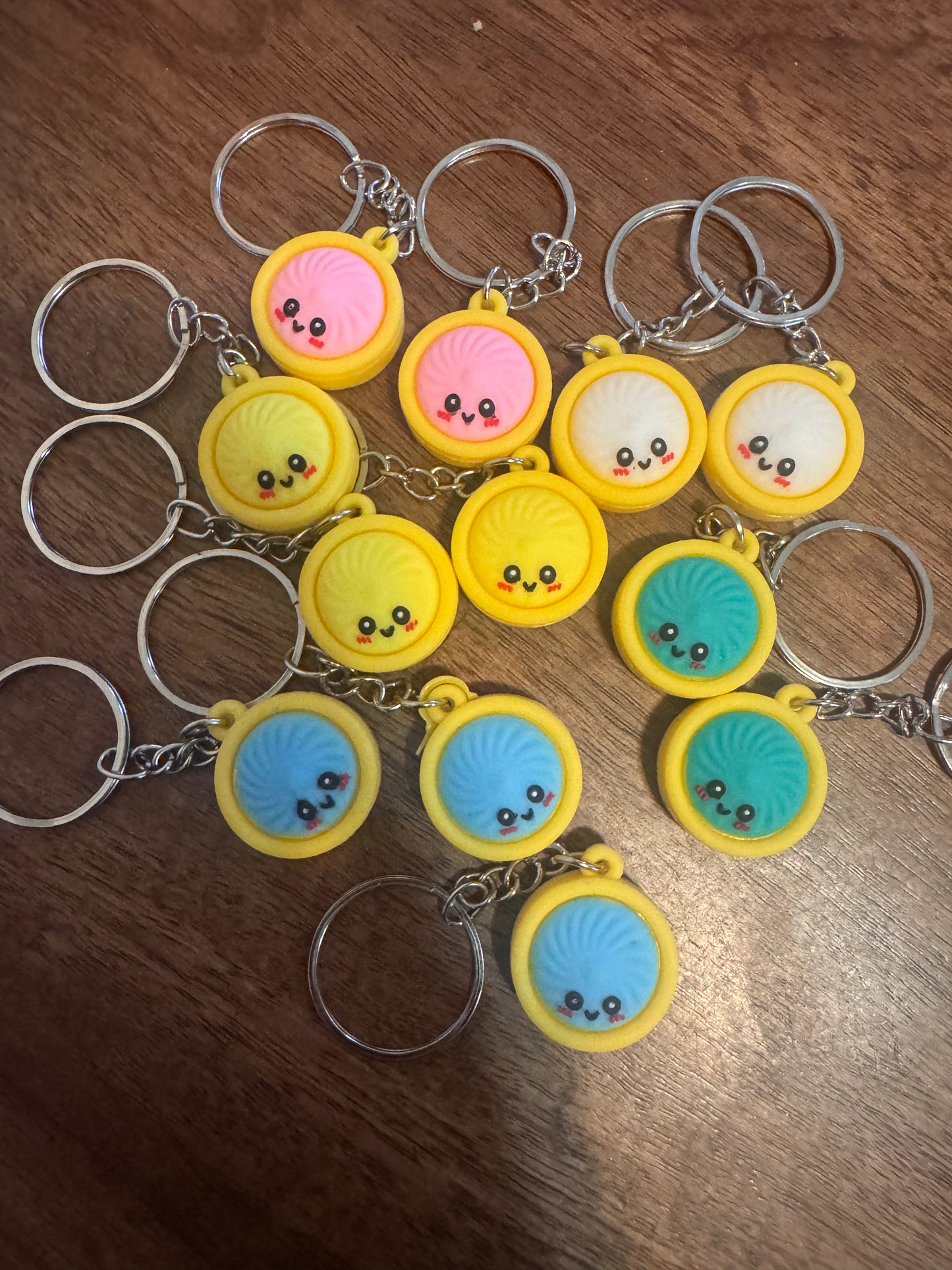 Mini Dumpling Keychains-Assorted Colors