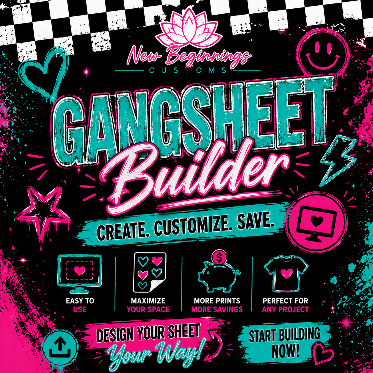 DTF-Custom Gang Sheet Builder