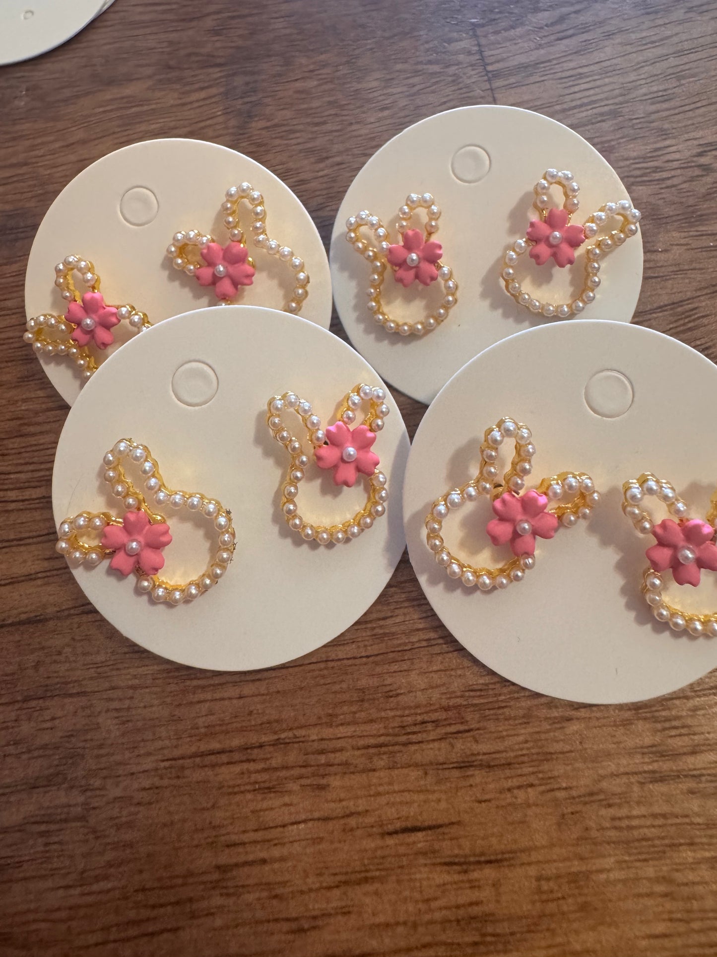 Pearl Bunny Earrings