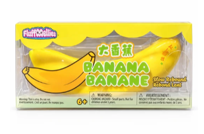 Fluffmellies Banana Squishy- by Incredible Group