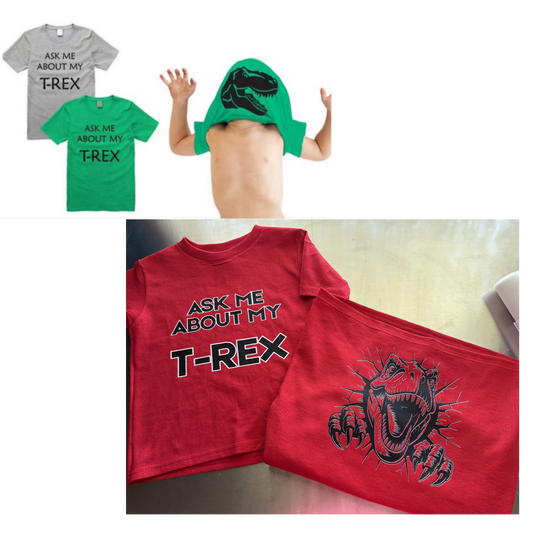 Ask Me About My T-Rex- Dinosaur