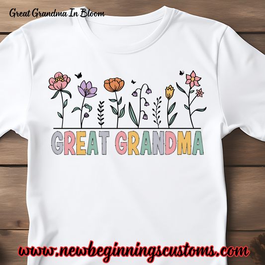 Great Grandma In Bloom