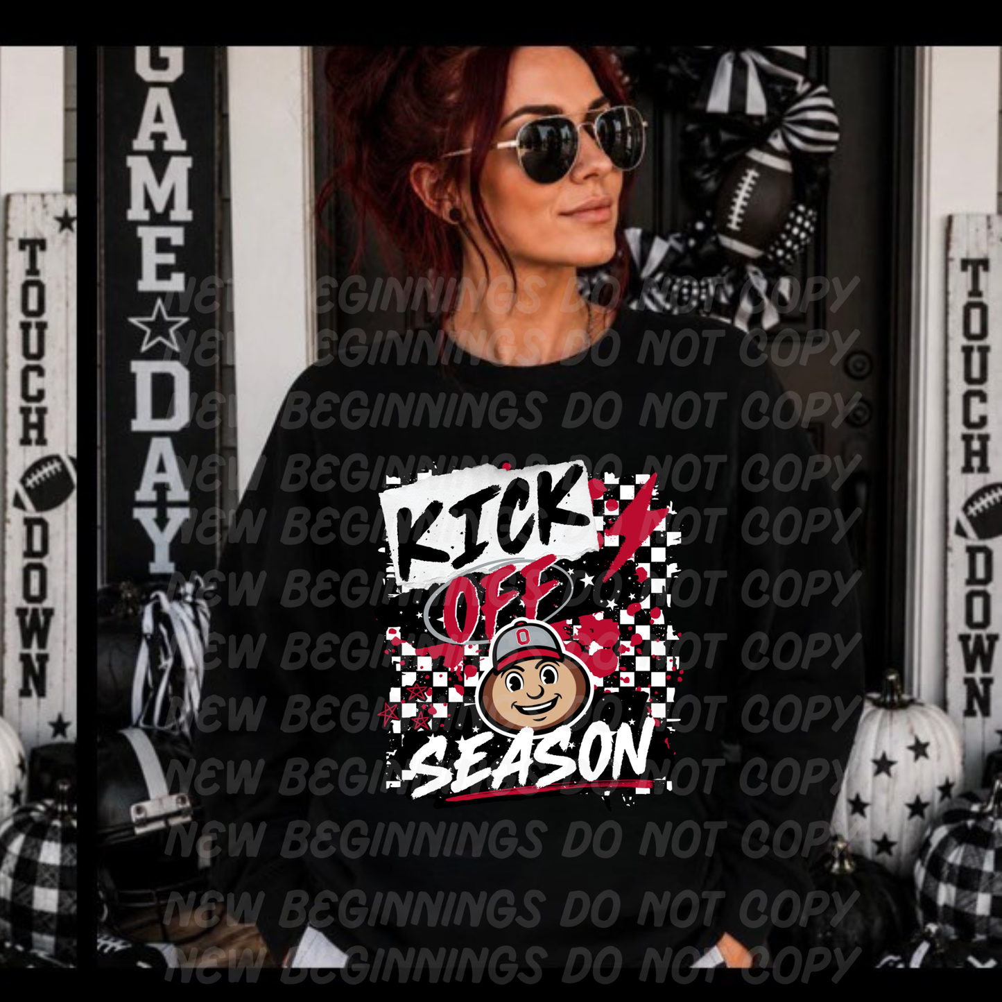 Kick Off Season- College Teams- Custom TShirts or Crewnecks