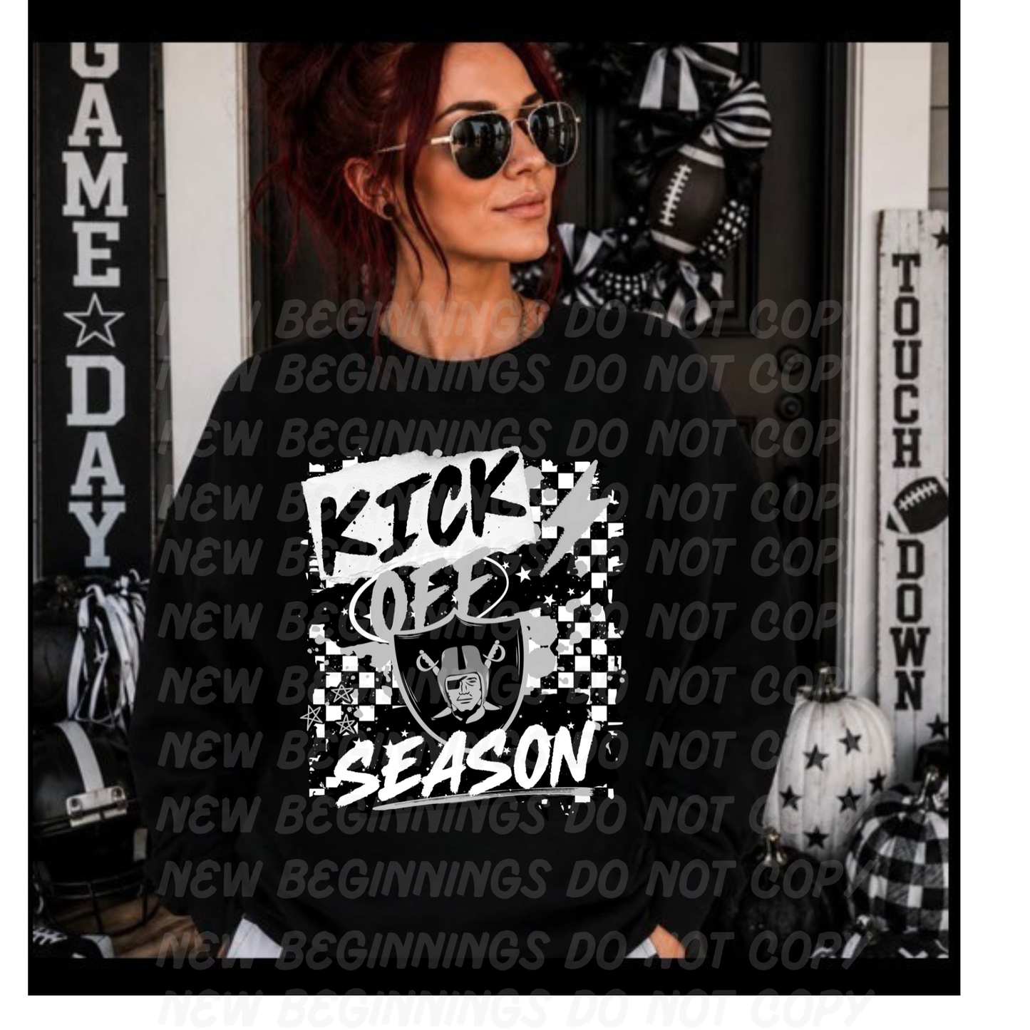 Kick Off Season- NFL Teams- Custom TShirts or Crewnecks