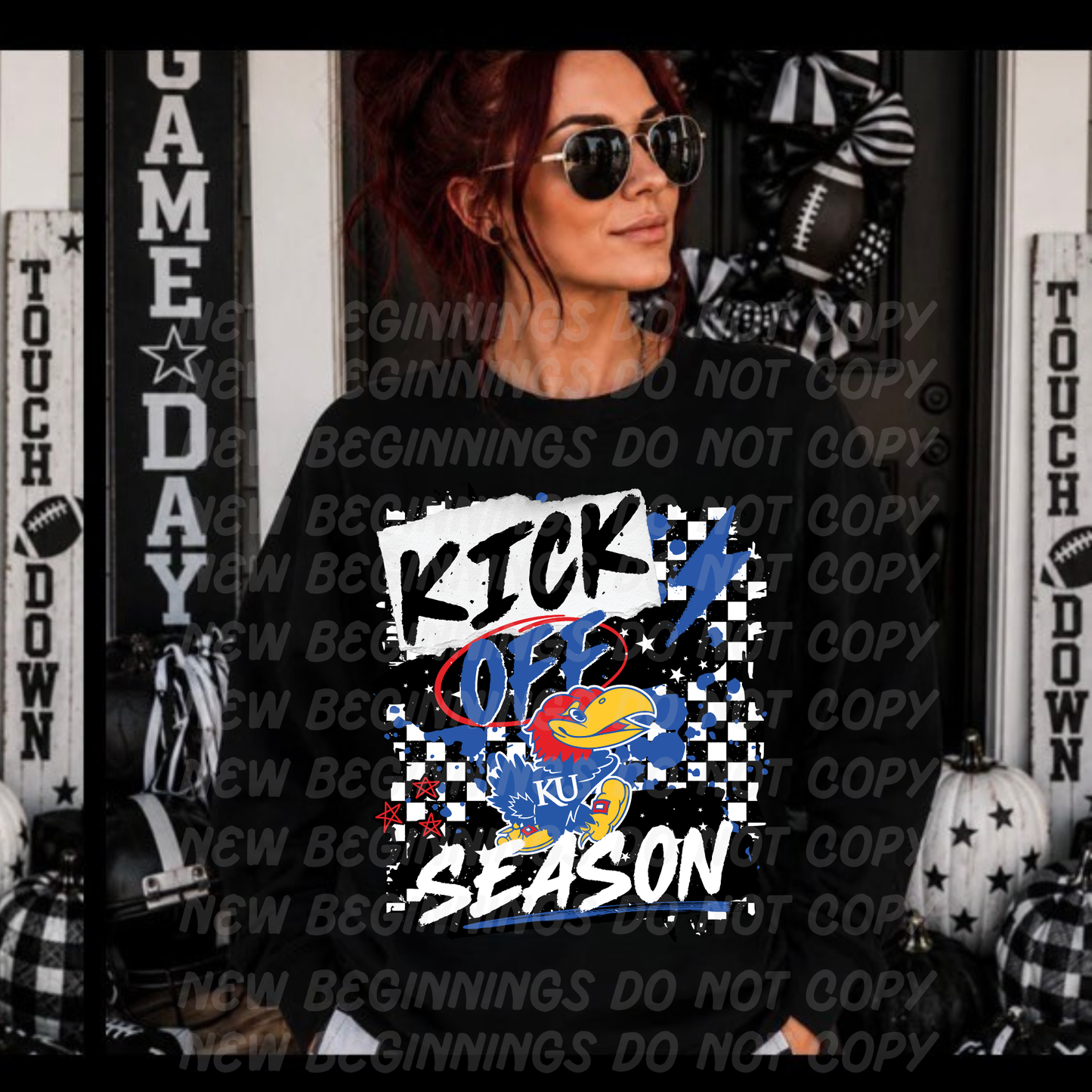 Kick Off Season- College Teams- Custom TShirts or Crewnecks