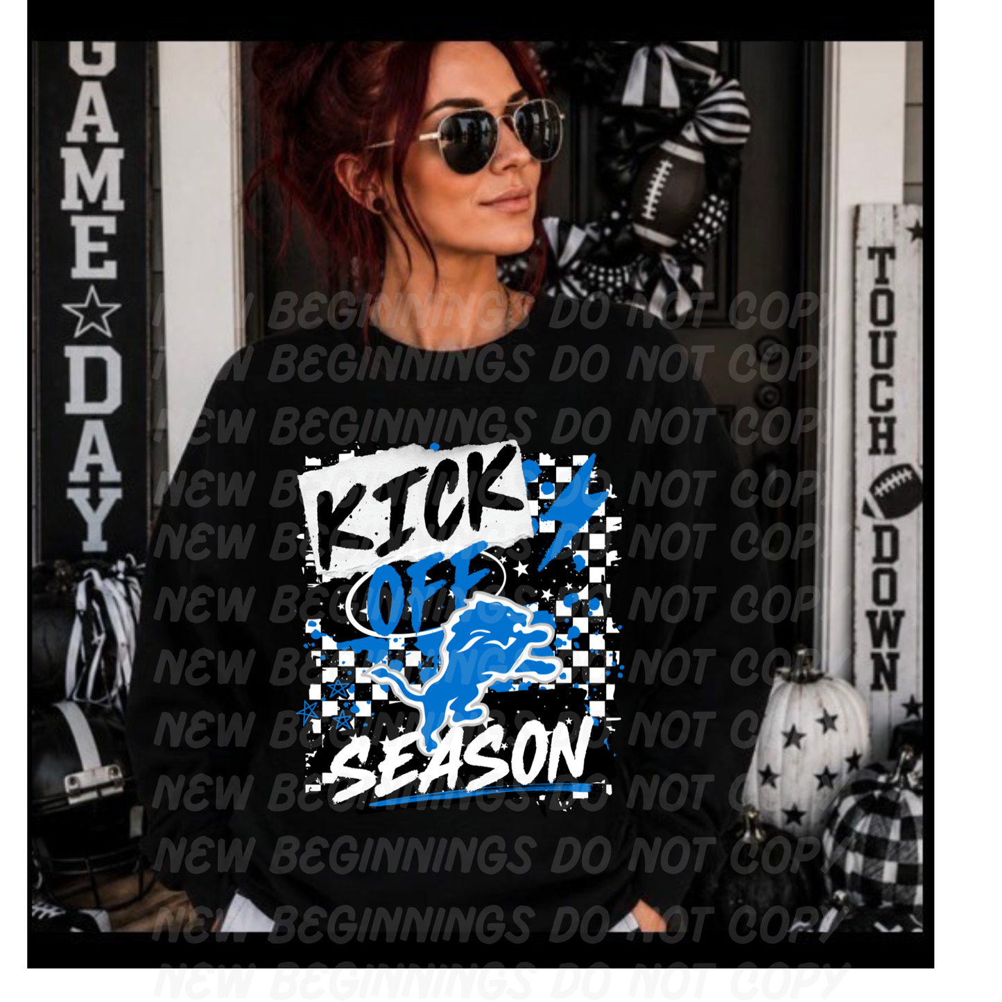 Kick Off Season- NFL Teams- Custom TShirts or Crewnecks
