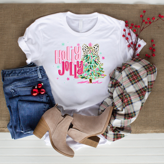 Chic Pink Holly Jolly