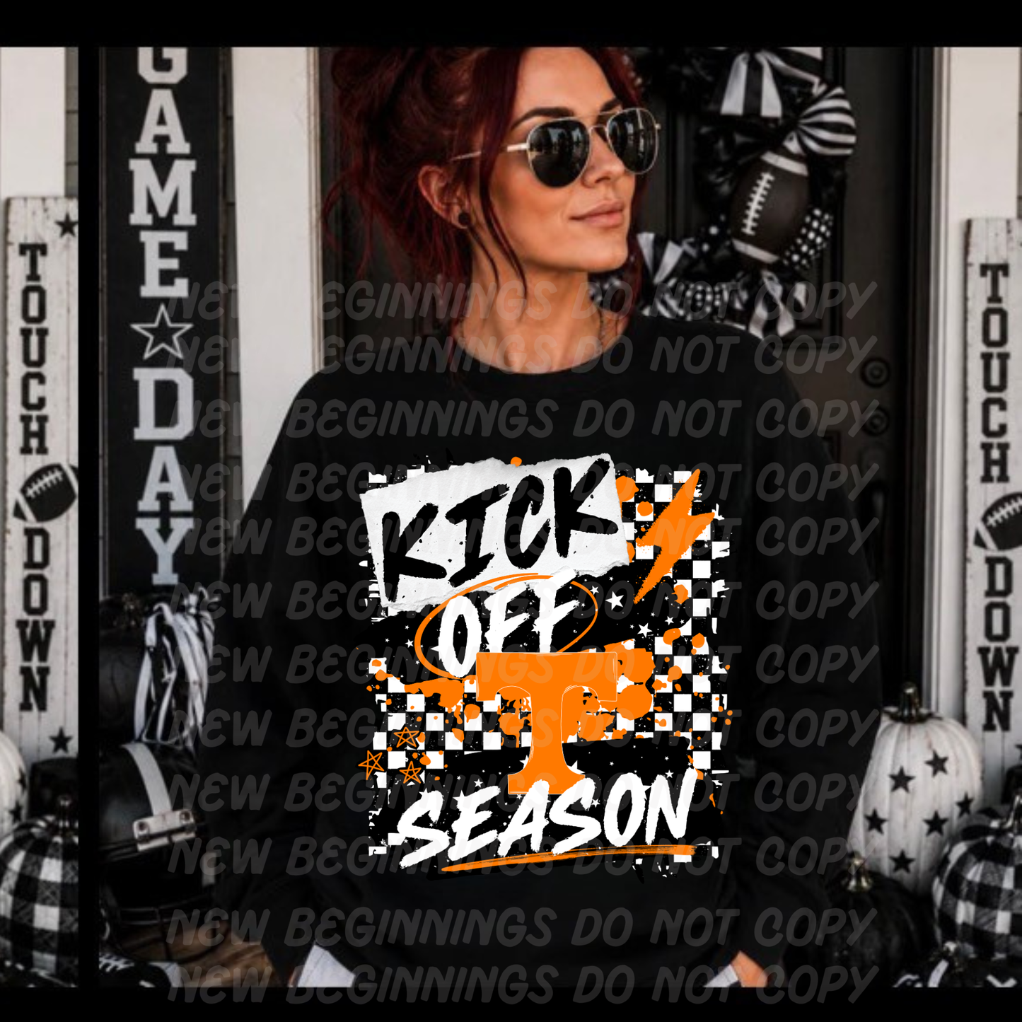 Kick Off Season- College Teams- Custom TShirts or Crewnecks