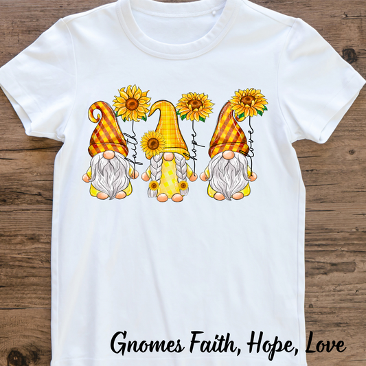 Gnomes- Faith, Hope, Love