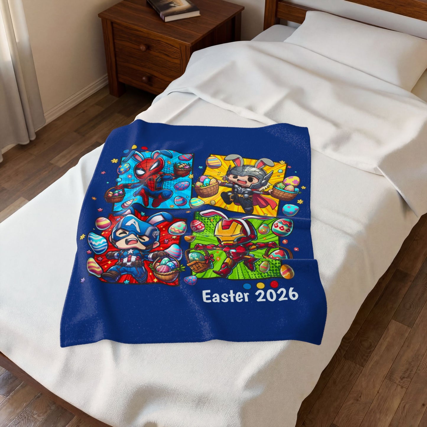 Easter 2026 Superhero Plush Blanket