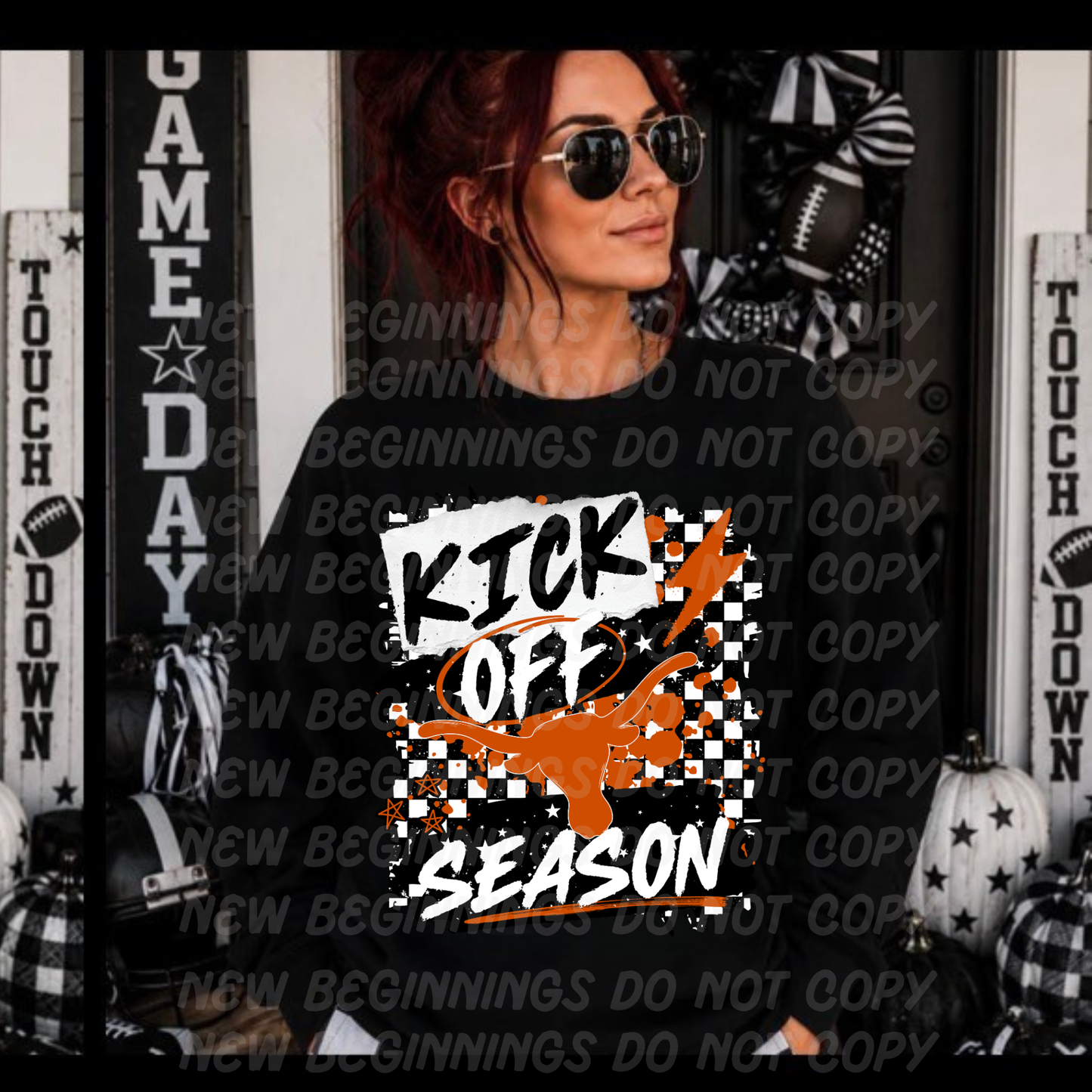 Kick Off Season- College Teams- Custom TShirts or Crewnecks