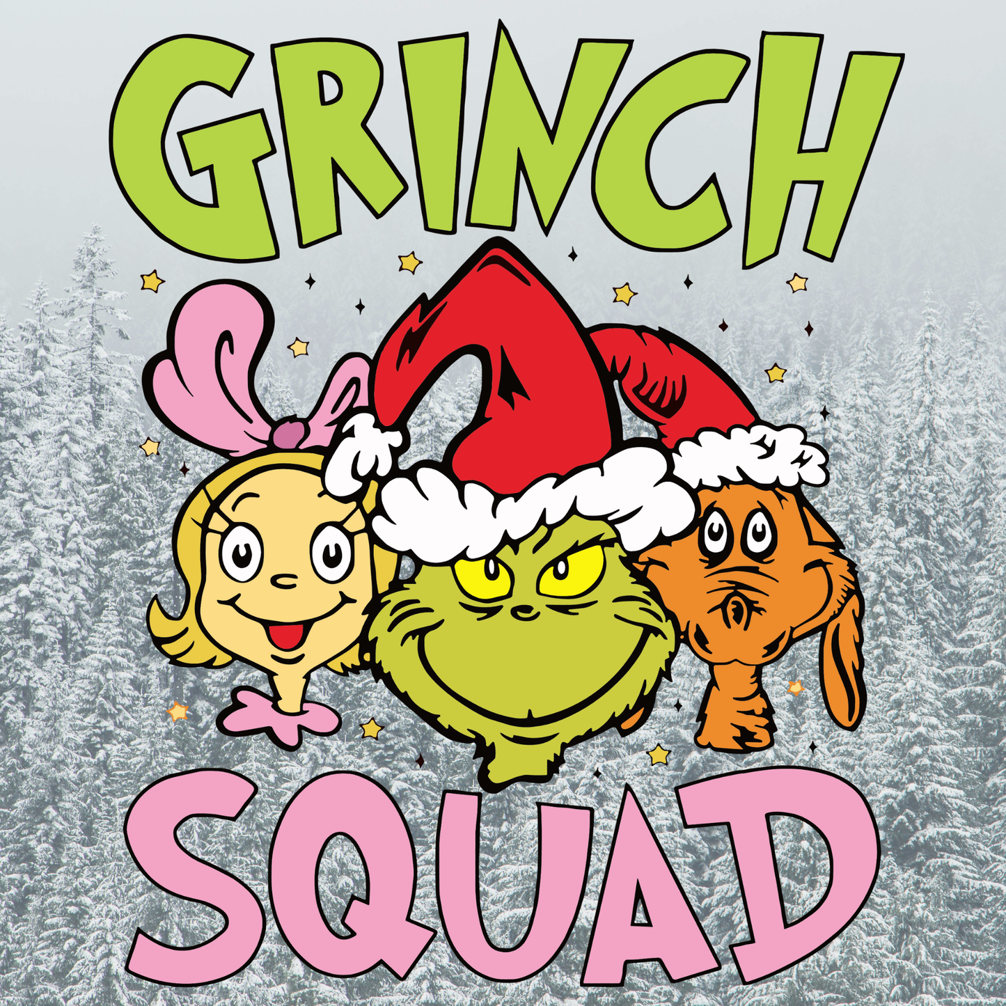 Grinch Squad Pink