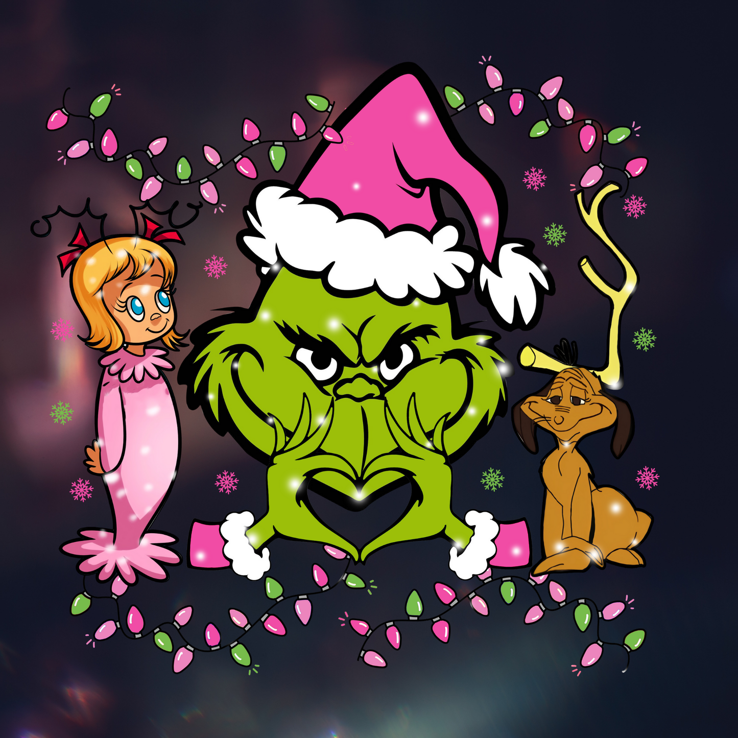 Grinchy Pink Twinkle