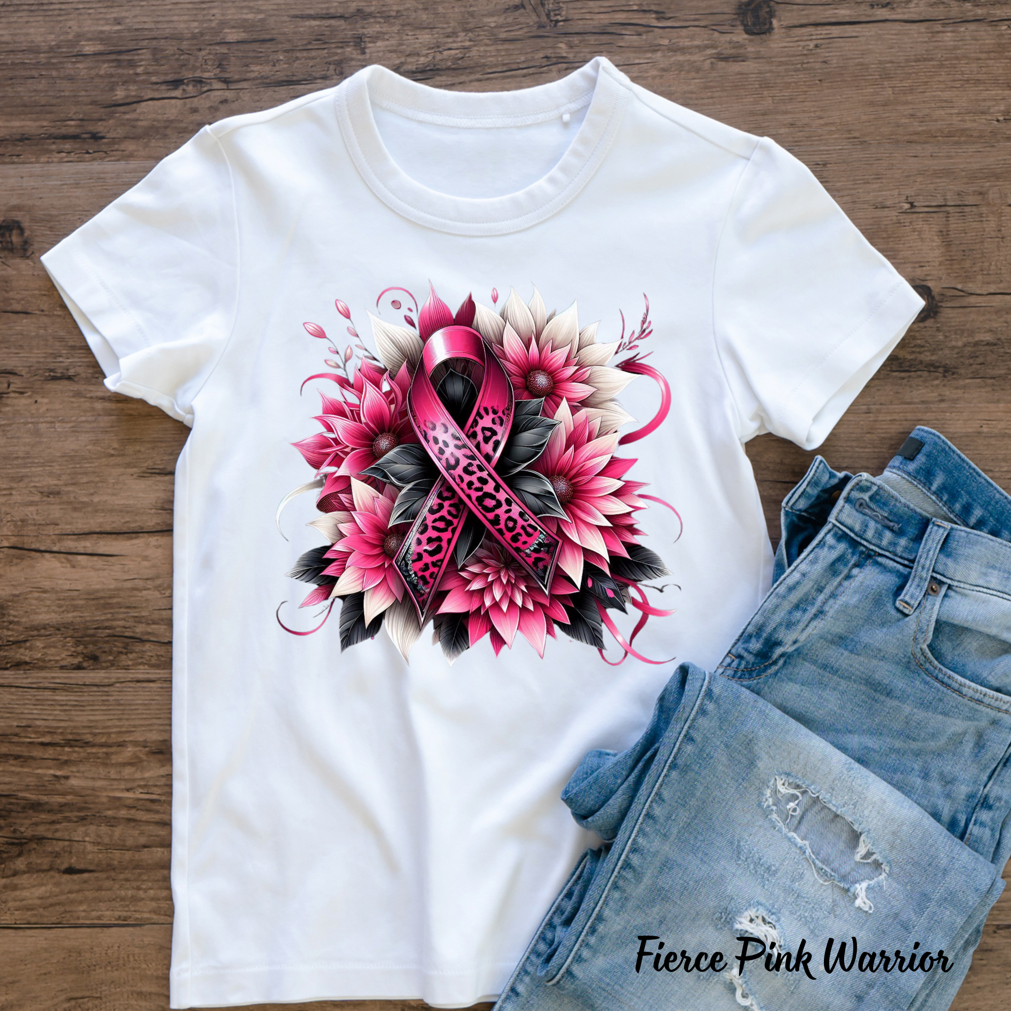 Pink Ribbon Leopard Print – New Beginnings