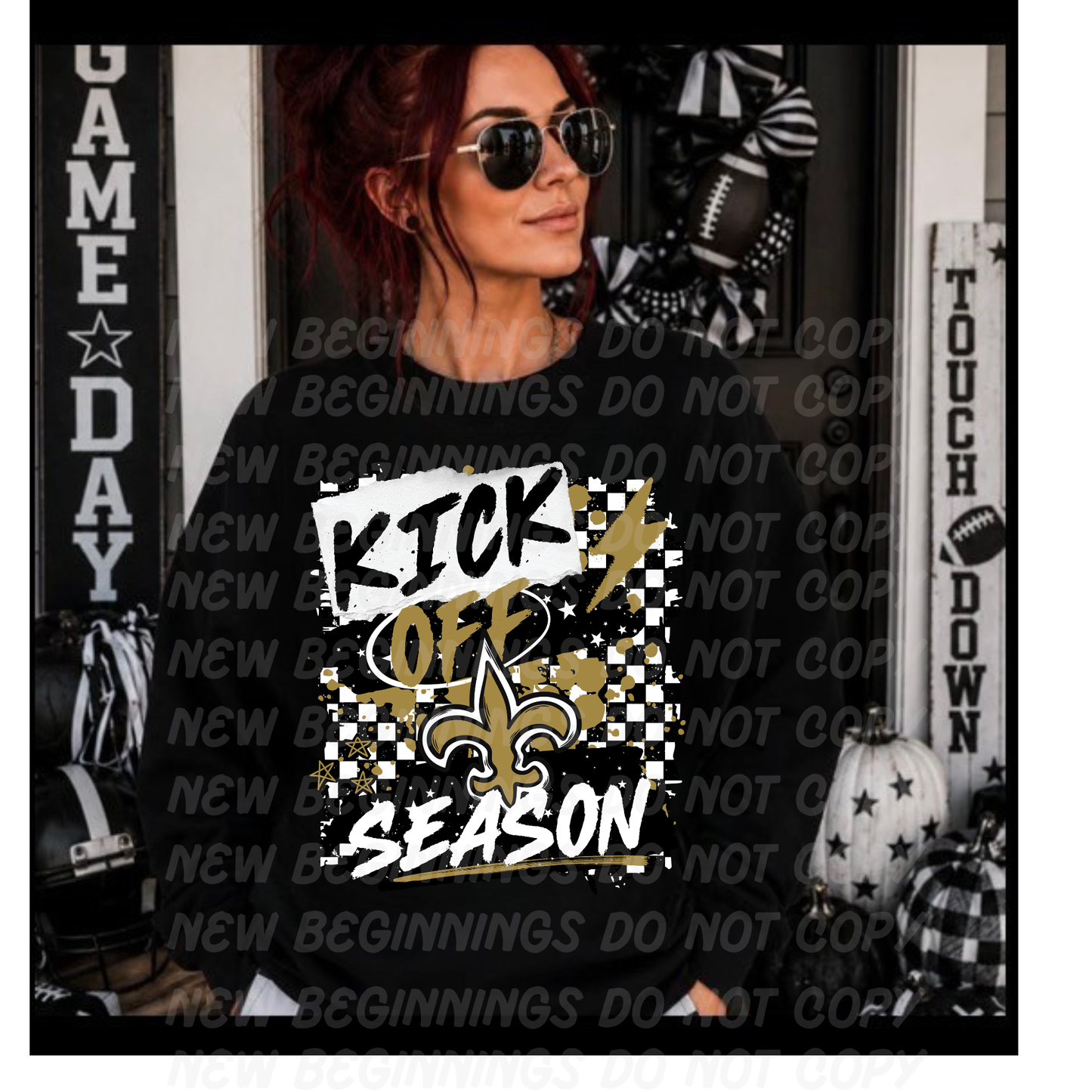 Kick Off Season- NFL Teams- Custom TShirts or Crewnecks
