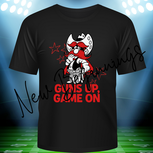 Guns Up Game On Design 1