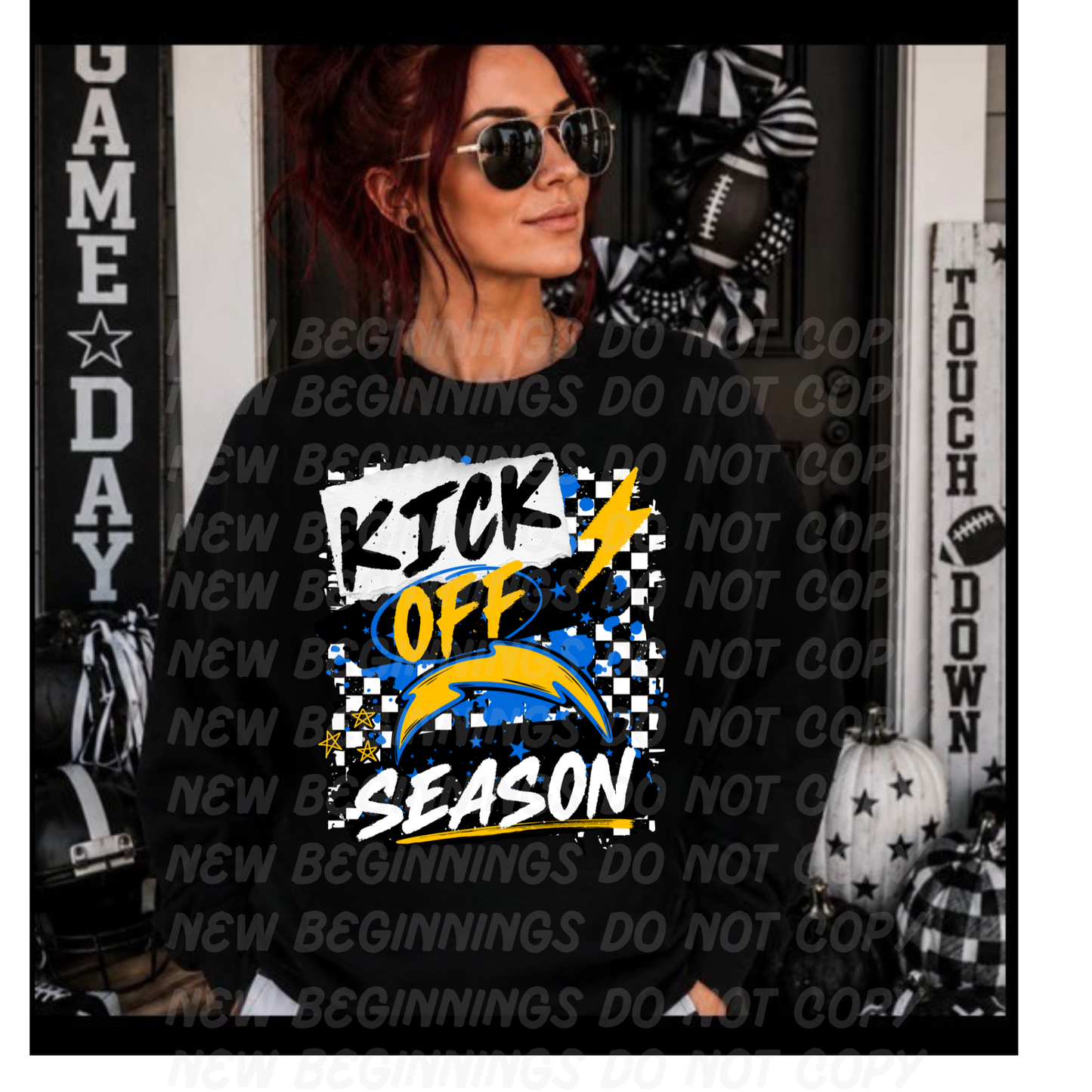 Kick Off Season- NFL Teams- Custom TShirts or Crewnecks