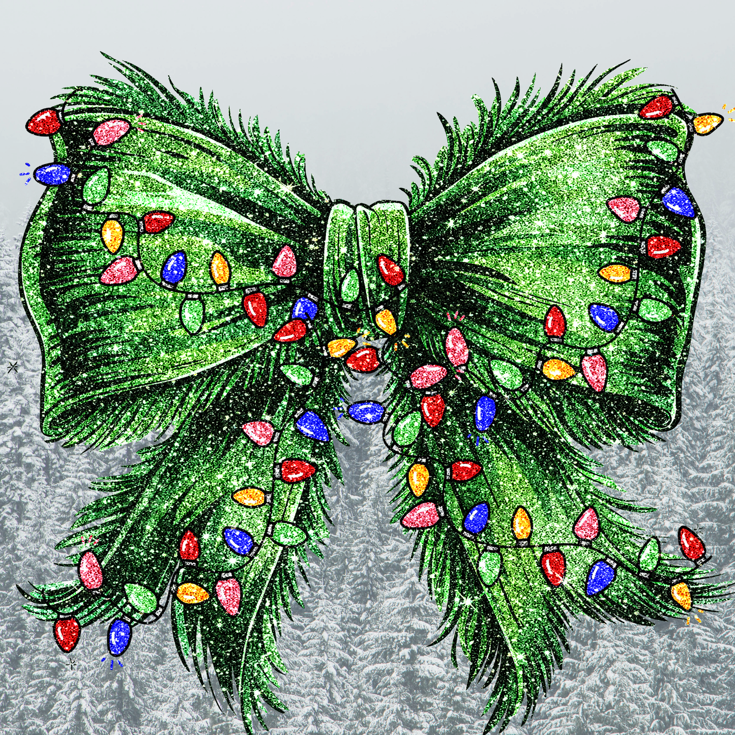 Grinchy Sparkle Bow