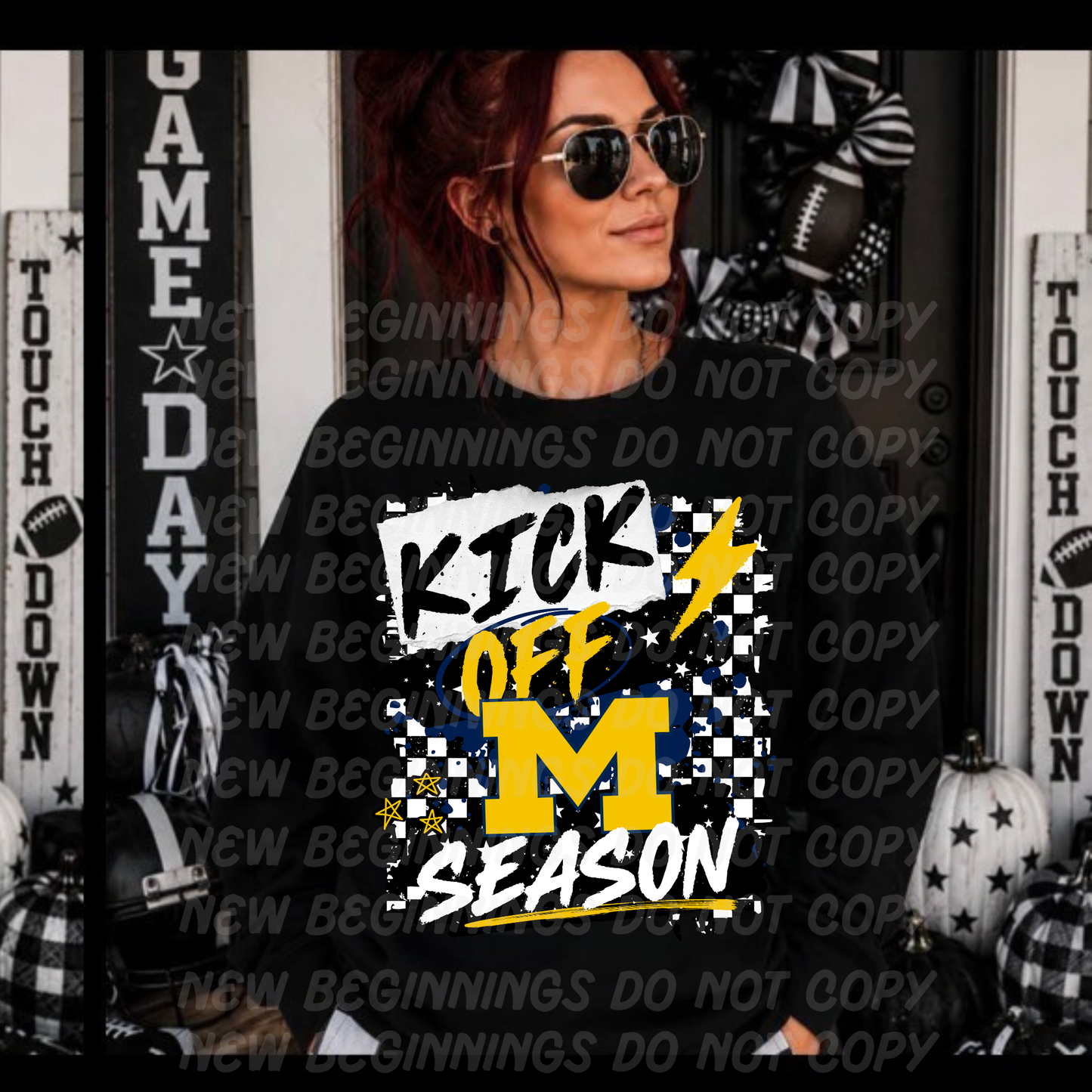 Kick Off Season- College Teams- Custom TShirts or Crewnecks