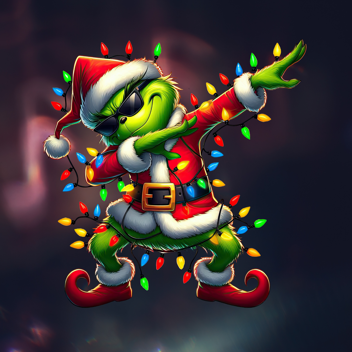 Dabbin' Grinch Swag