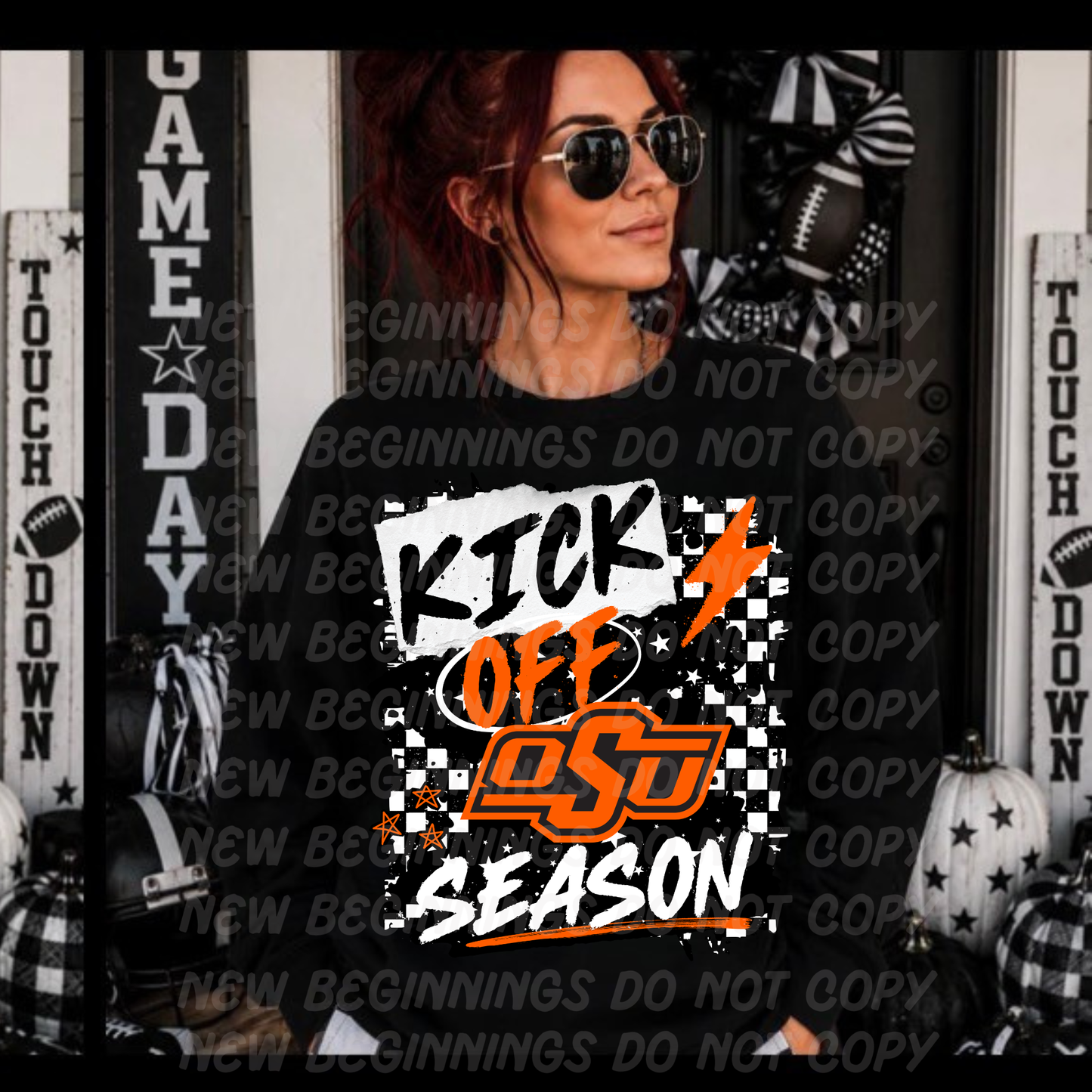 Kick Off Season- College Teams- Custom TShirts or Crewnecks