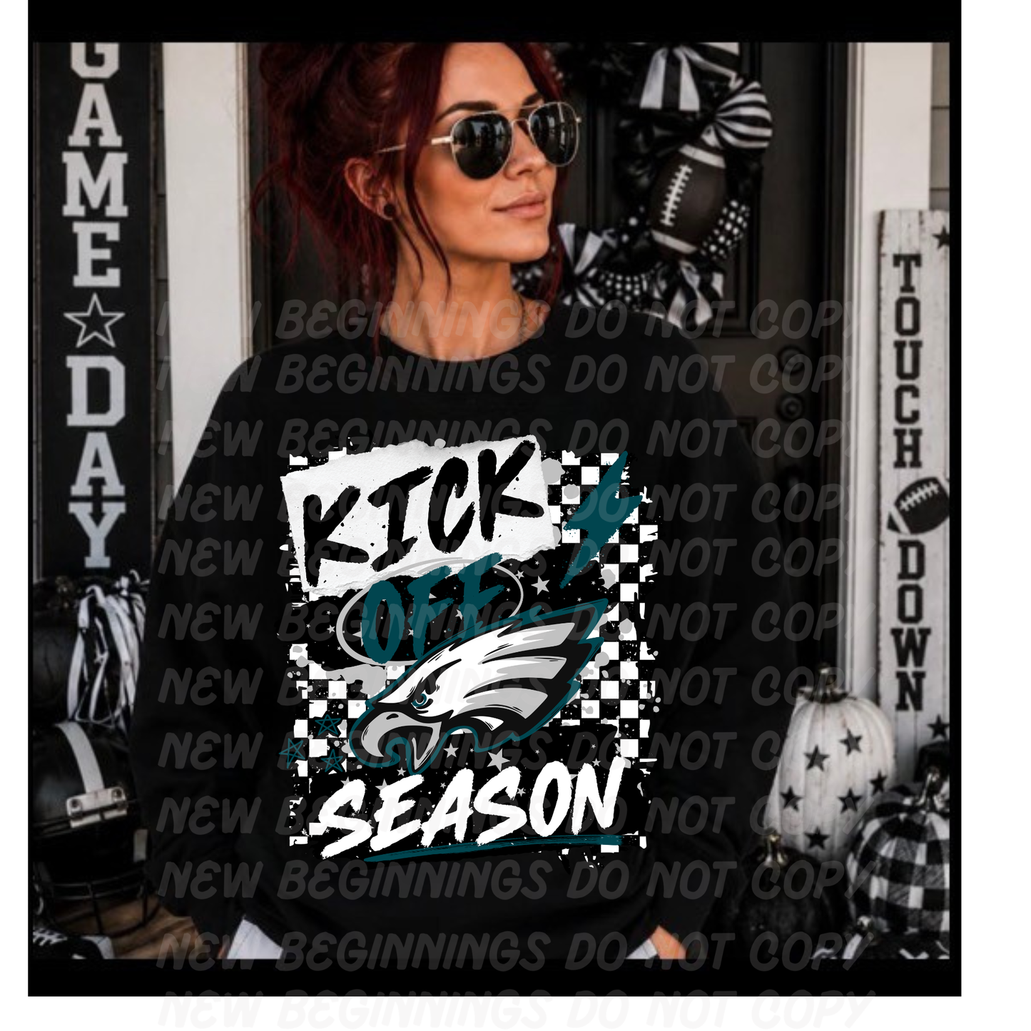 Kick Off Season- NFL Teams- Custom TShirts or Crewnecks