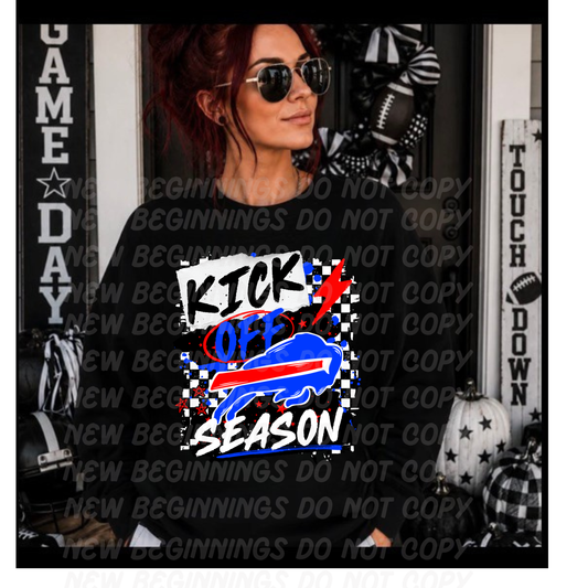 Kick Off Season- NFL Teams- Custom TShirts or Crewnecks