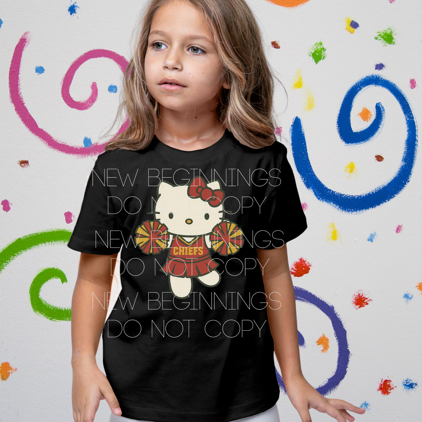 Chiefs Kitty Cheerleader