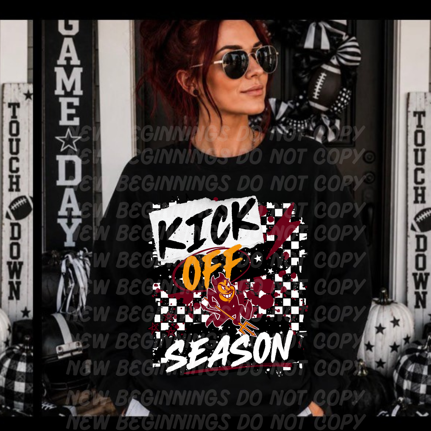 Kick Off Season- College Teams- Custom TShirts or Crewnecks