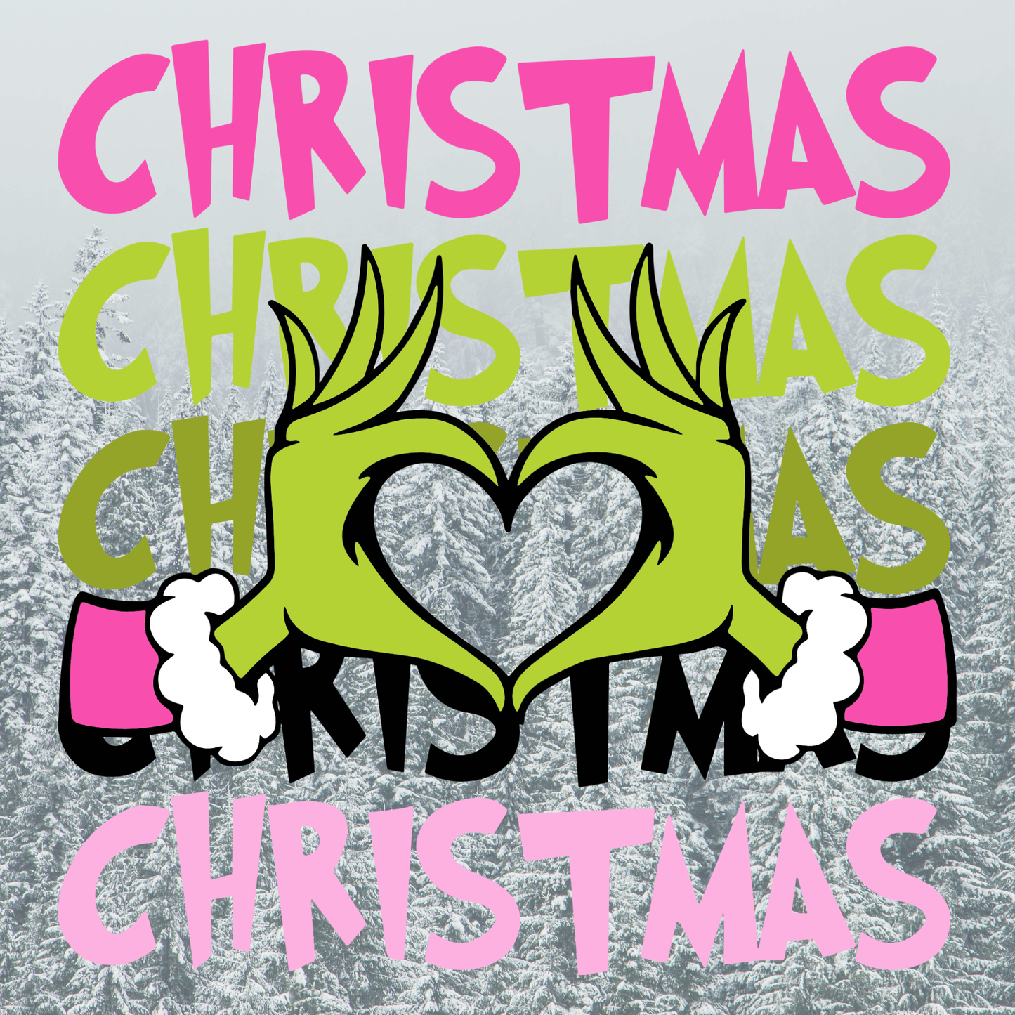 Pink Grinch Holiday Magic