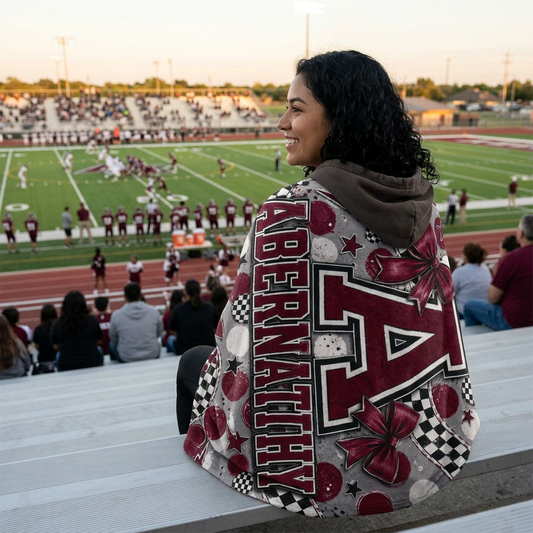 Stadium Spirit Blankets- Abernathy Polka Dot
