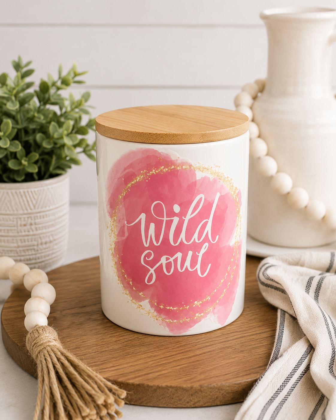 Wild Soul Ceramic Jar