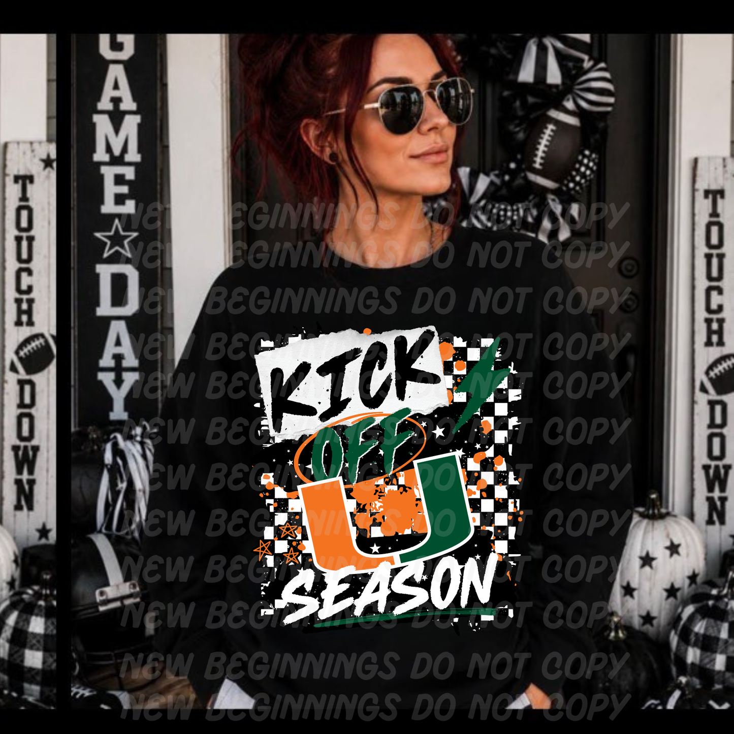 Kick Off Season- College Teams- Custom TShirts or Crewnecks