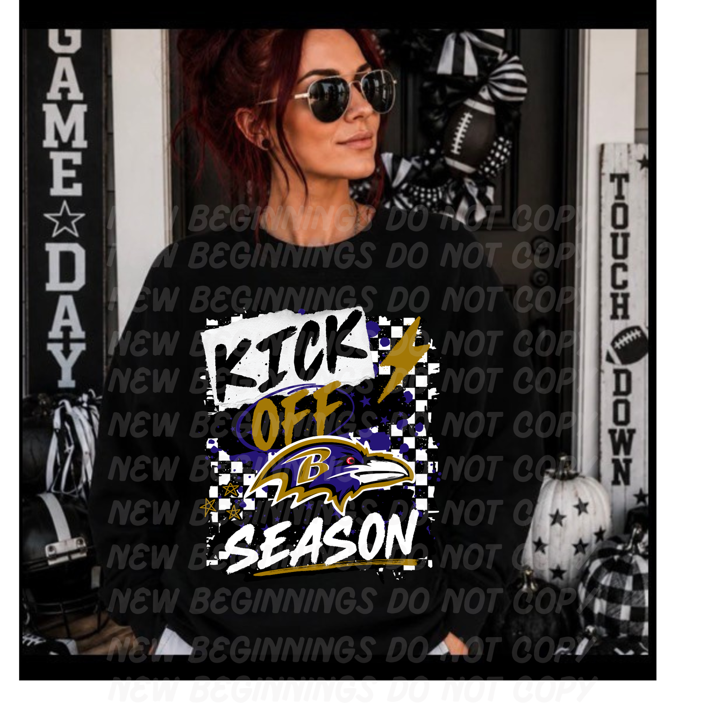 Kick Off Season- NFL Teams- Custom TShirts or Crewnecks