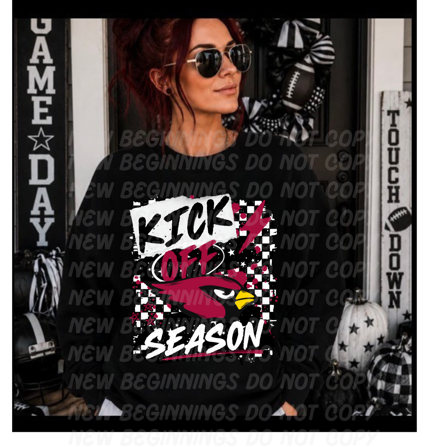 Kick Off Season- NFL Teams- Custom TShirts or Crewnecks