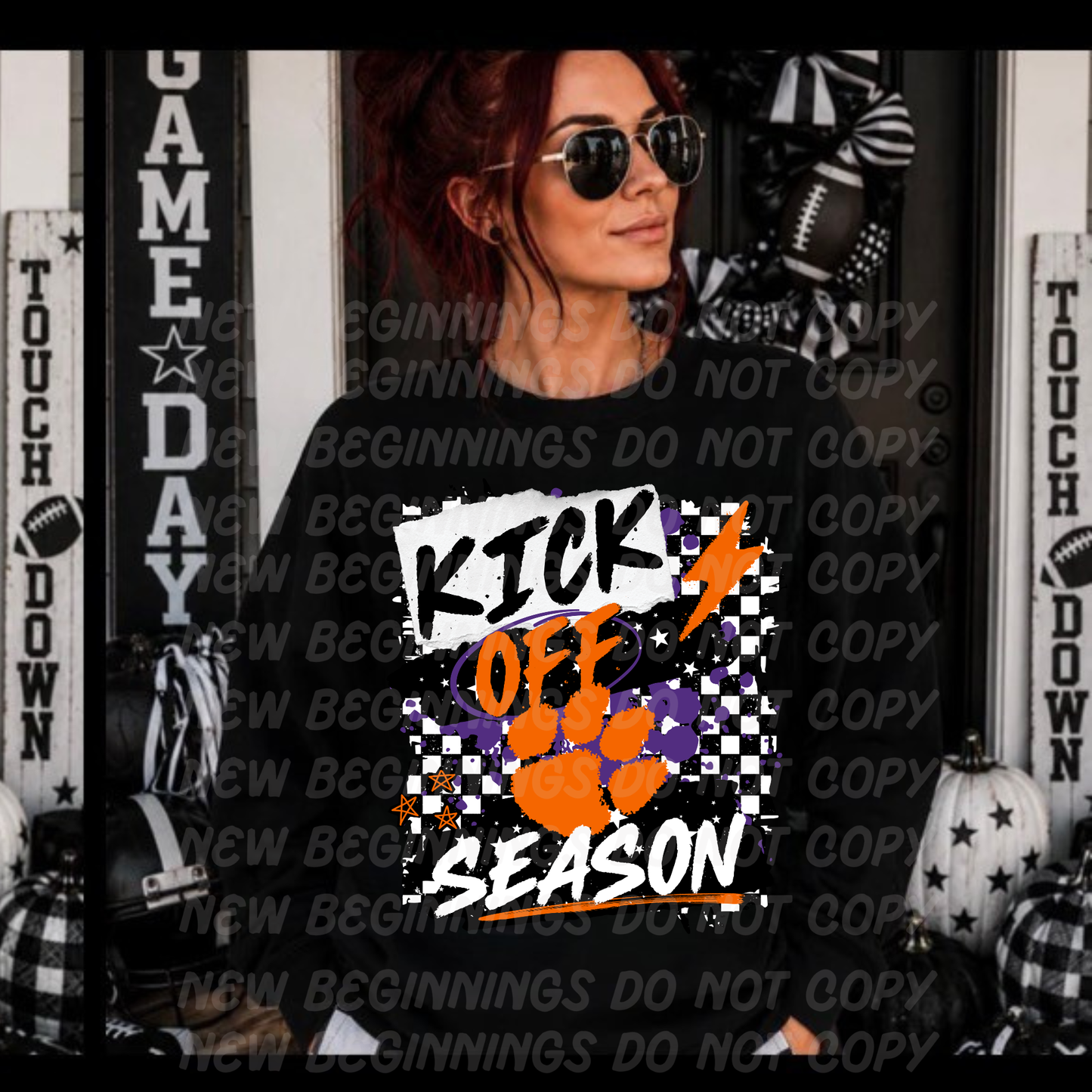 Kick Off Season- College Teams- Custom TShirts or Crewnecks