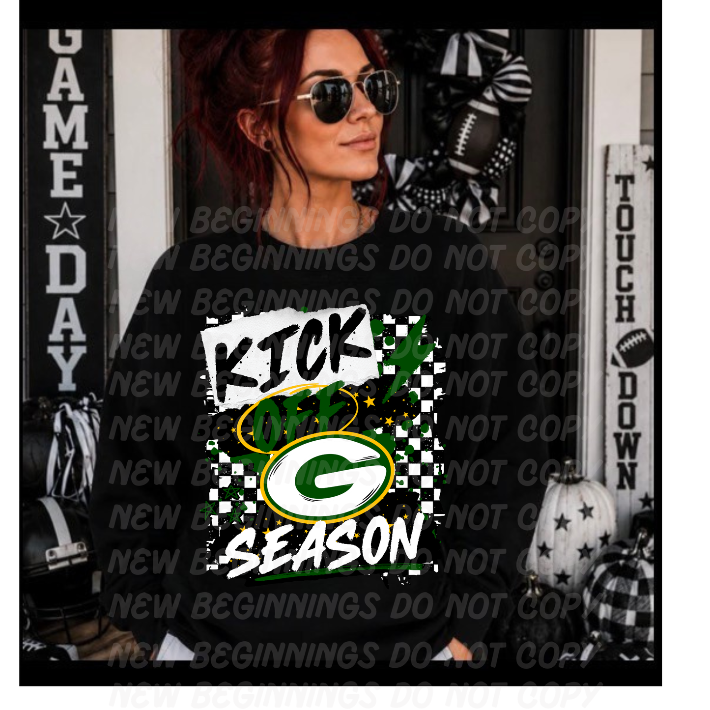 Kick Off Season- NFL Teams- Custom TShirts or Crewnecks