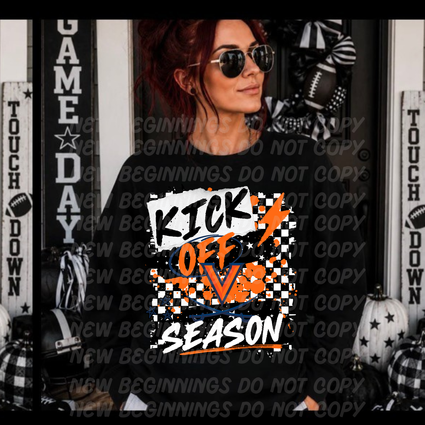 Kick Off Season- College Teams- Custom TShirts or Crewnecks